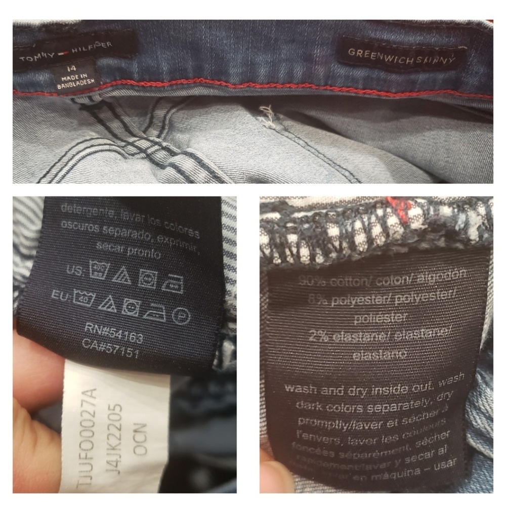 Tommy Hilfiger Greenwich Skinny Faded Mom Jeans - Picture 2 of 5